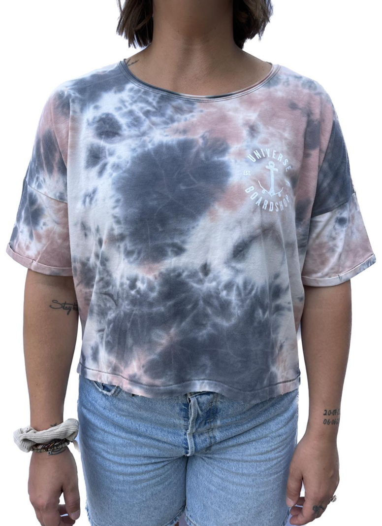 Universe Boardshop FEMMES ANCRE ONLY LOOSE TYE-DYE PINK