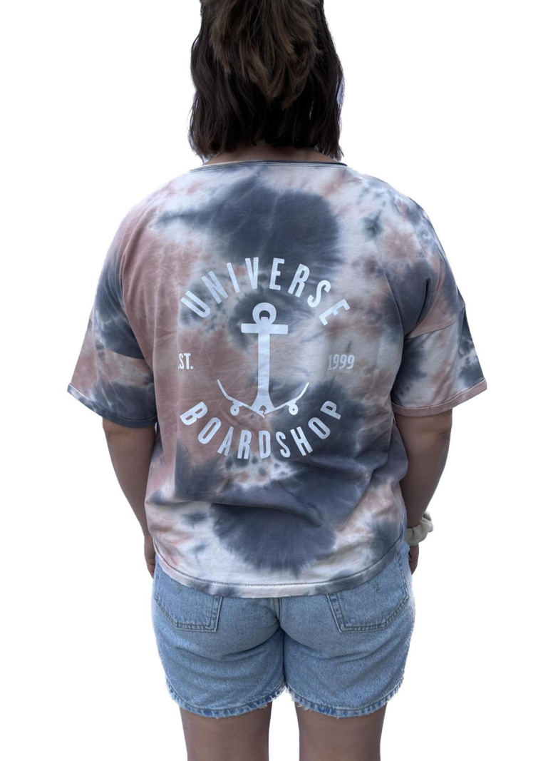 Universe Boardshop FEMMES ANCRE ONLY LOOSE TYE-DYE PINK
