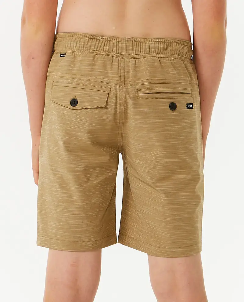 RIP CURL JUNIOR BOARDWALK JACKSON VOLLEY DARK KHAKI