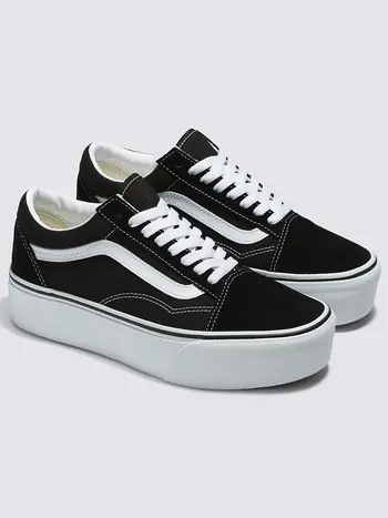 Vans OLD SKOOL STACKFORM BLACK TRUE WHITE