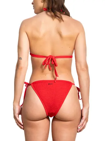 NANA THE BRAND FEMMES SOPHIE BAS DE BIKINI RED RIB