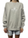 Universe Boardshop WOMEN'S SHELL OVERSIZED CREW HEATHER GREY