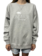 Universe Boardshop FEMMES PALMIER 2.0 OVERSIZED CREW HEATHER GREY