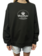 Universe Boardshop WOMEN'S SHELL OVERSIZED CREW BLACK