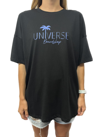 Universe Boardshop WOMEN'S PALMIER 2.0 X ONLY OVERSIZED MAY BLACK