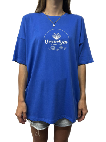 Universe Boardshop WOMEN'S SHELL X ONLY OVERSIZED MAY BLUE