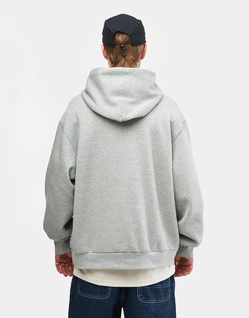 Nike SB MEN'S ESSENTIAL HOODIE DARK GREY HEATHER WHITE