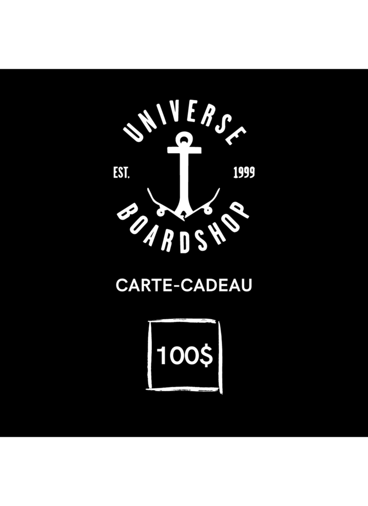 Universe Boardshop Carte-Cadeau UNIVERSE - 100$
