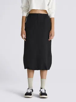 Vans WOMEN'S RILEY PARACHUTE CARGO SKIRT BLACK