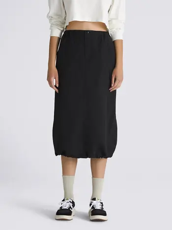 Vans FEMMES RILEY PARACHUTE CARGO SKIRT BLACK