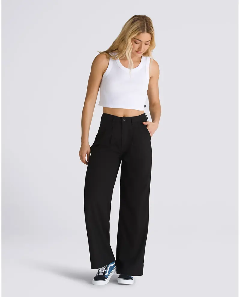 Vans WOMEN'S ALDER RELAXED PLEATED BLACK