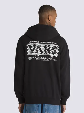 Vans HOMMES BREAK MADE FULL ZIP BLACK