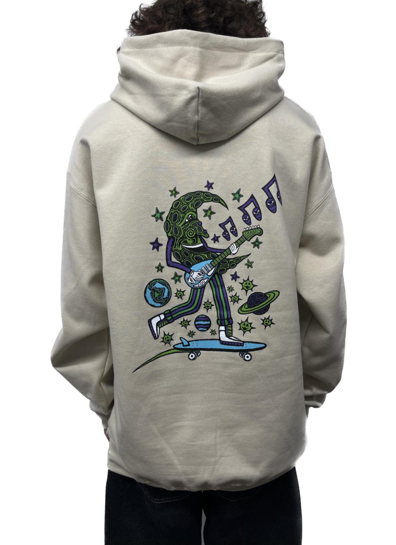 Universe Boardshop HOMMES UNIVERSE X EMILE PULLOVER HOODIE SAND/MULTI