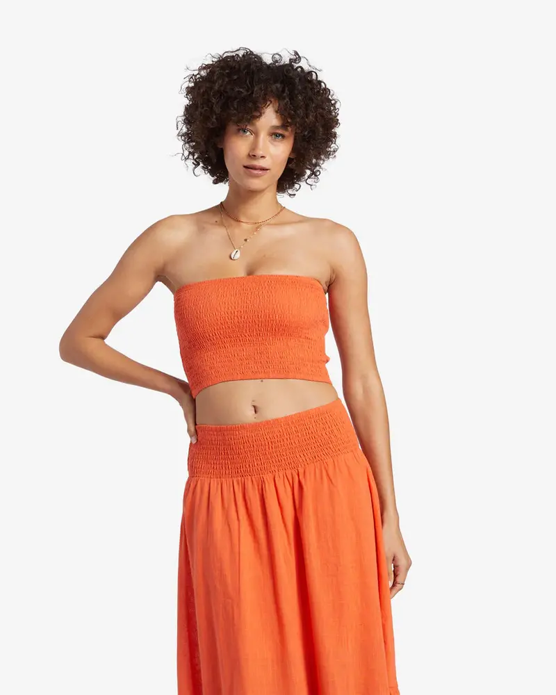 Billabong WOMEN'S KEEP IT SIMPLE TANK CORAL CRAZE