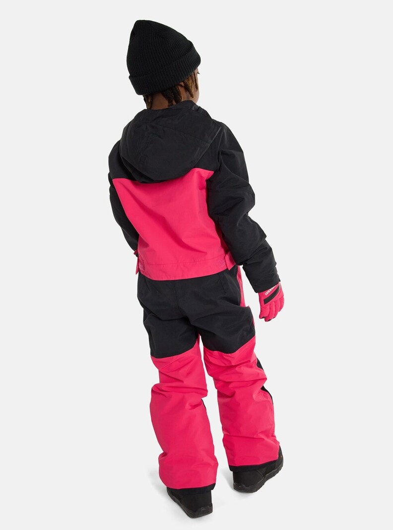 Burton JUNIOR ONE PIECE TRUE BLACK AZALEA PINK