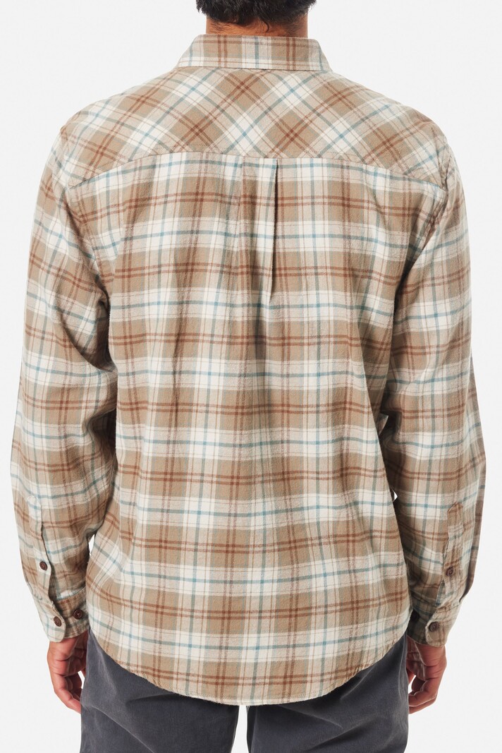 Katin DEREK FLANNEL GREY ROCK