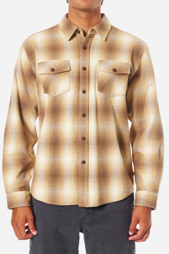 Katin HOMMES SHADOW FLANNEL EARTH