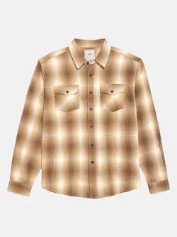 Katin HOMMES SHADOW FLANNEL EARTH