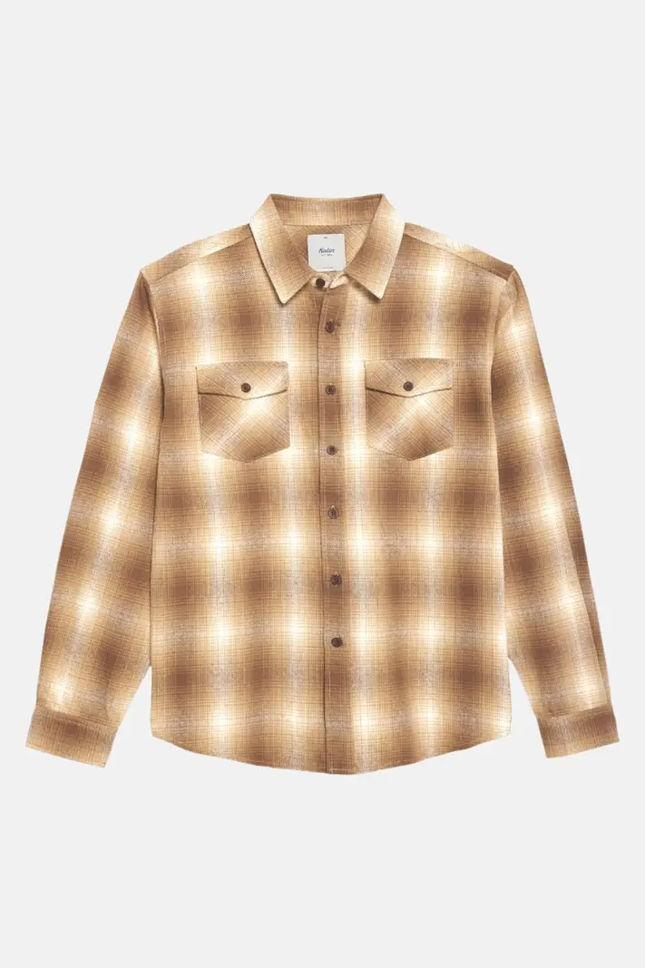Katin HOMMES SHADOW FLANNEL EARTH