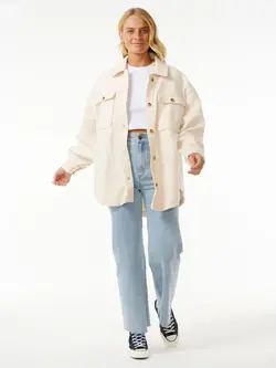 RIP CURL FEMMES HIGH TIDE SHACKET OFF WHITE
