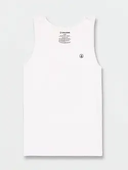 Volcom HOMMES SOLID HEATHER TANK WHITE