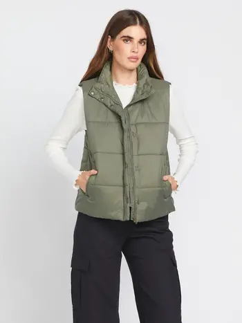 Volcom FEMMES PUFF IT ARMY GREEN COMBO