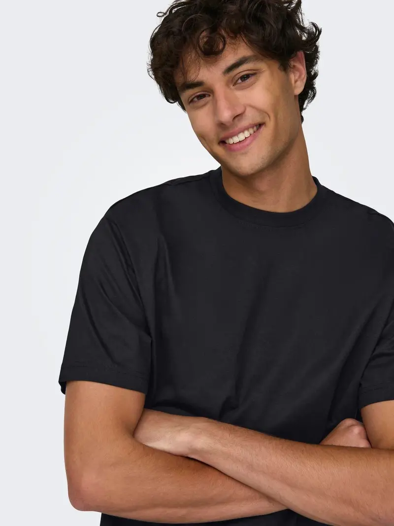 Only & Sons FRED T-SHIRT BLACK