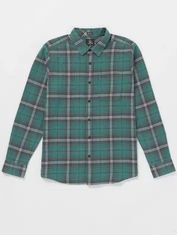 Volcom CADEN PLAID SEA GREEN