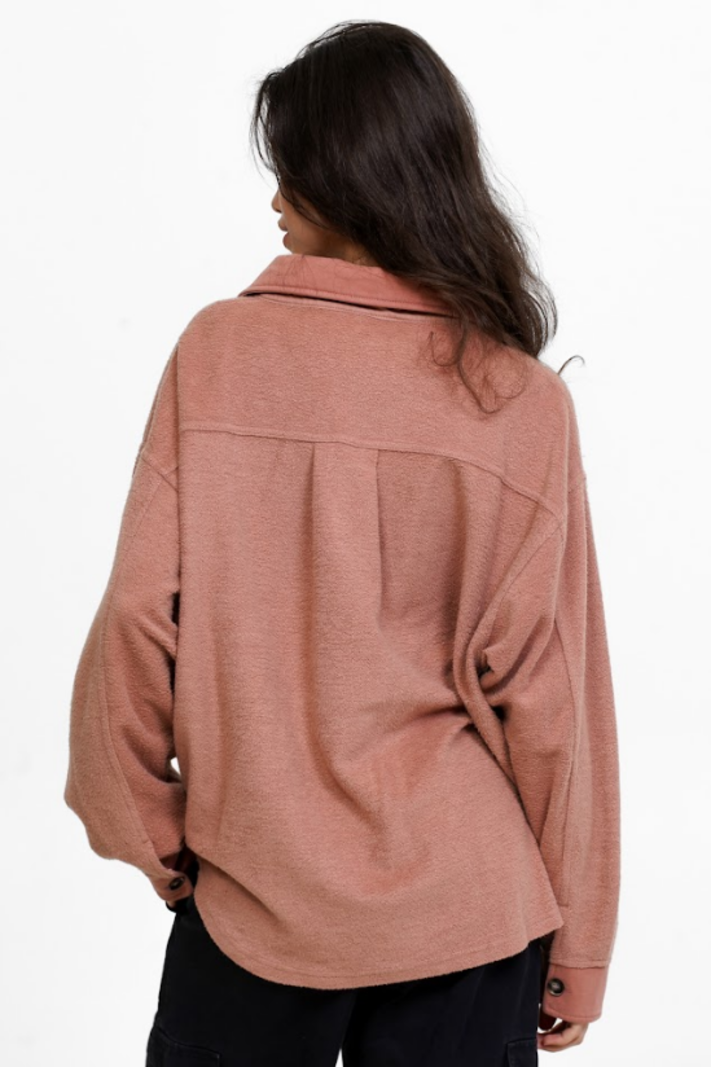 Notice the reckless NOTICE SIENNA SHACKET LS
