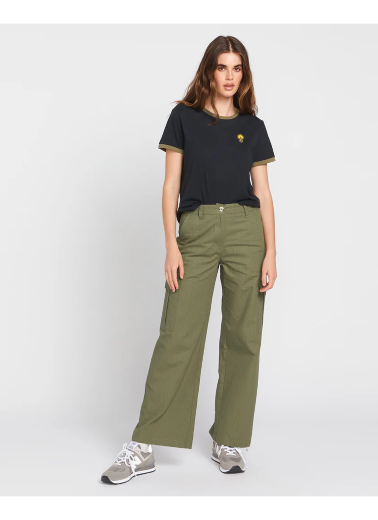 Volcom FEMMES CARGSTONE ARMY GREEN COMBO