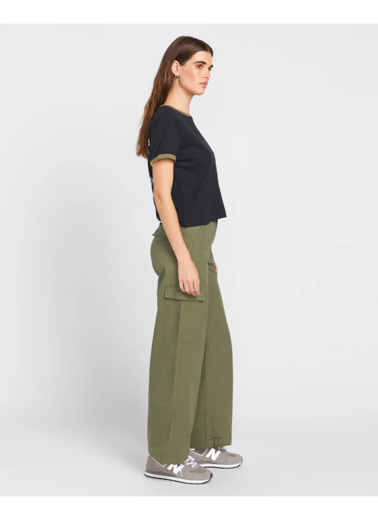 Volcom FEMMES CARGSTONE ARMY GREEN COMBO