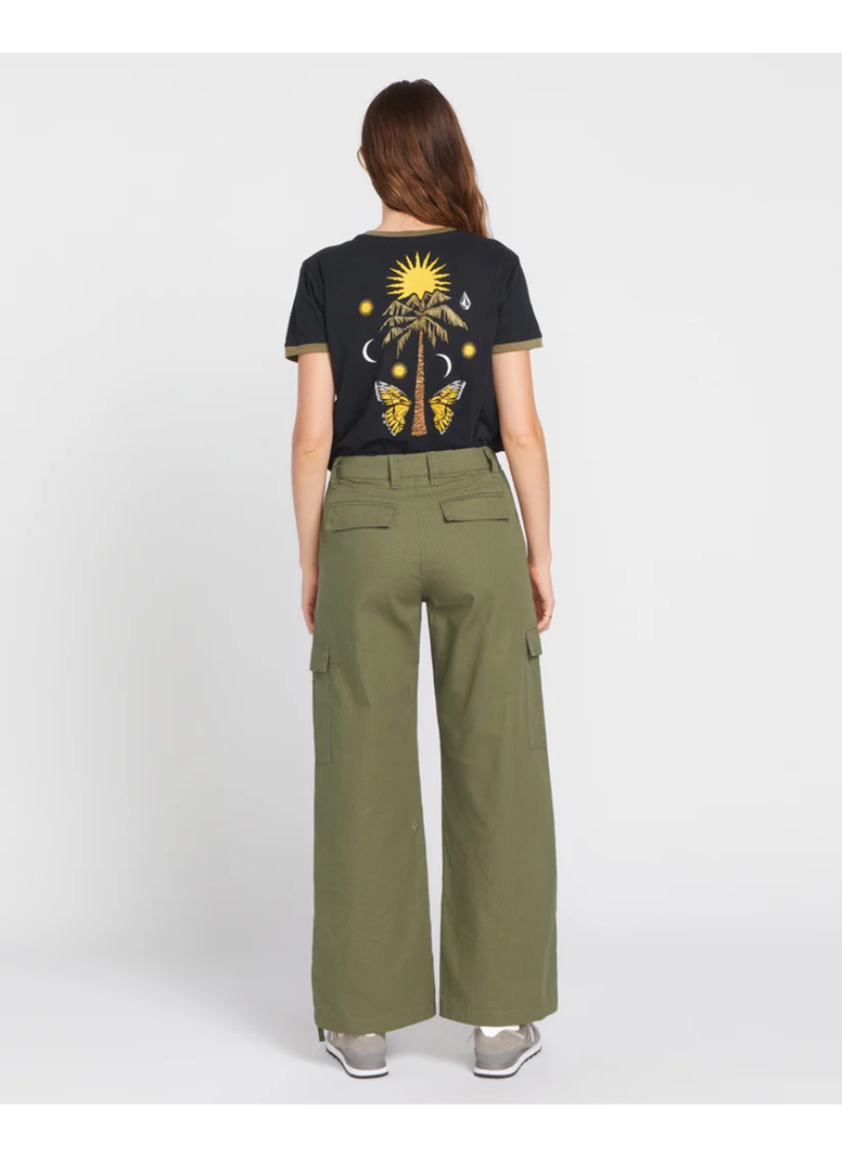 Volcom FEMMES CARGSTONE ARMY GREEN COMBO
