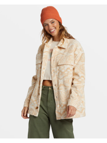 Billabong FEMMES HAPPY CAMPER SHACKET WET SAND