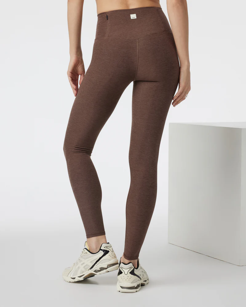 Vuori FEMMES CLEAN ELEVATION LEGGING CHOCOLATE MILK HEATHER