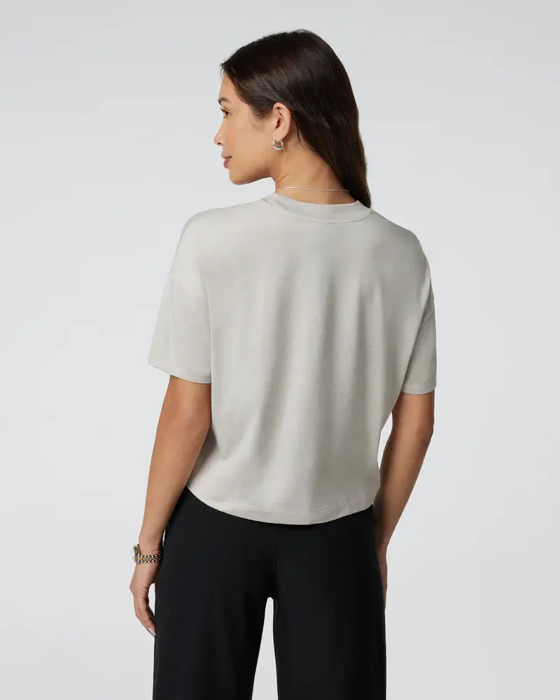 Vuori WOMEN ENERGY TEE ECRU HEATHER