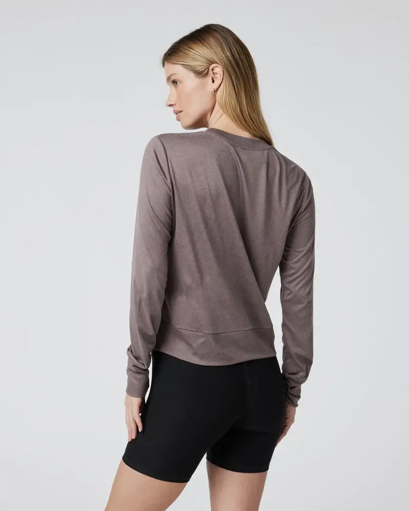 Vuori FEMMES DAYDREAM CREW LS HAZEL HEATHER
