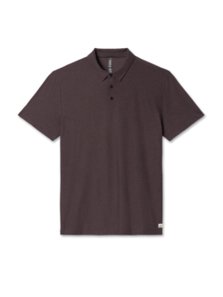 Vuori HOMMES STRATO TECH POLO SANGRIA HEATHER
