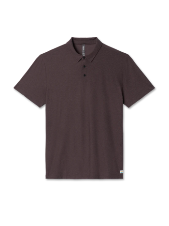 Vuori HOMMES STRATO TECH POLO SANGRIA HEATHER