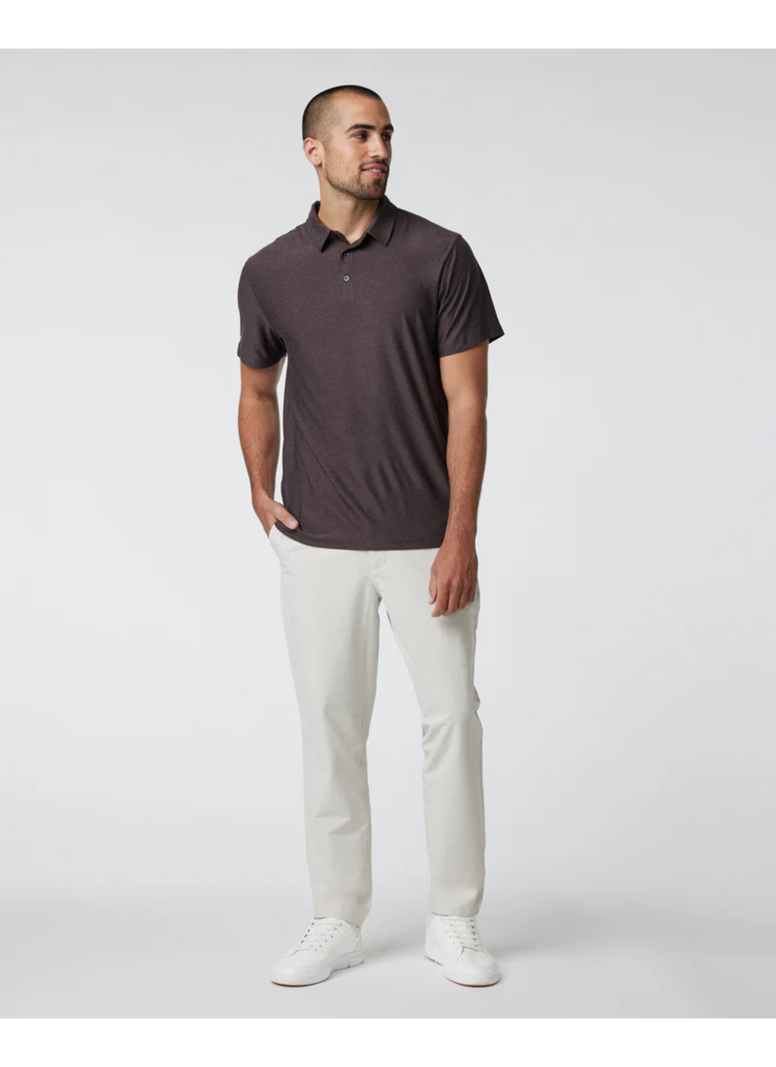 Vuori MEN'S STRATO TECH POLO SANGRIA HEATHER
