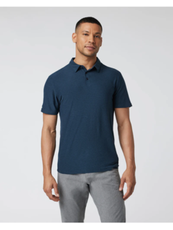 Vuori MEN'S STRATO TECH POLO NAVY HEATHER