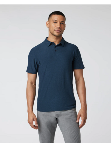 Vuori HOMMES STRATO TECH POLO NAVY HEATHER