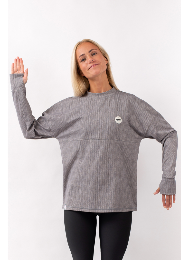 Eivy WOMEN VENTURE RIB TOP GREY MELANGE