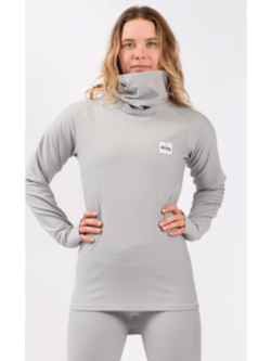 Eivy FEMMES ICECOLD GAITER RIB TOP GREY MELANGE