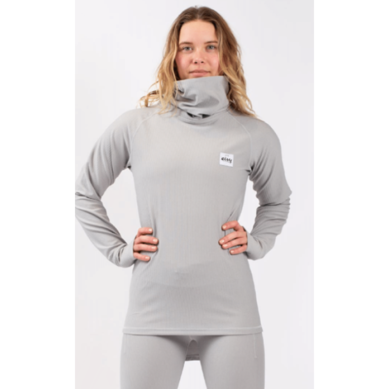Eivy WOMEN ICECOLD GAITER RIB TOP GREY MELANGE