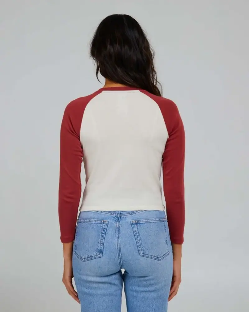 Salty crew FEMMES SLACK SHACK RAGLAN BAKED APPLE