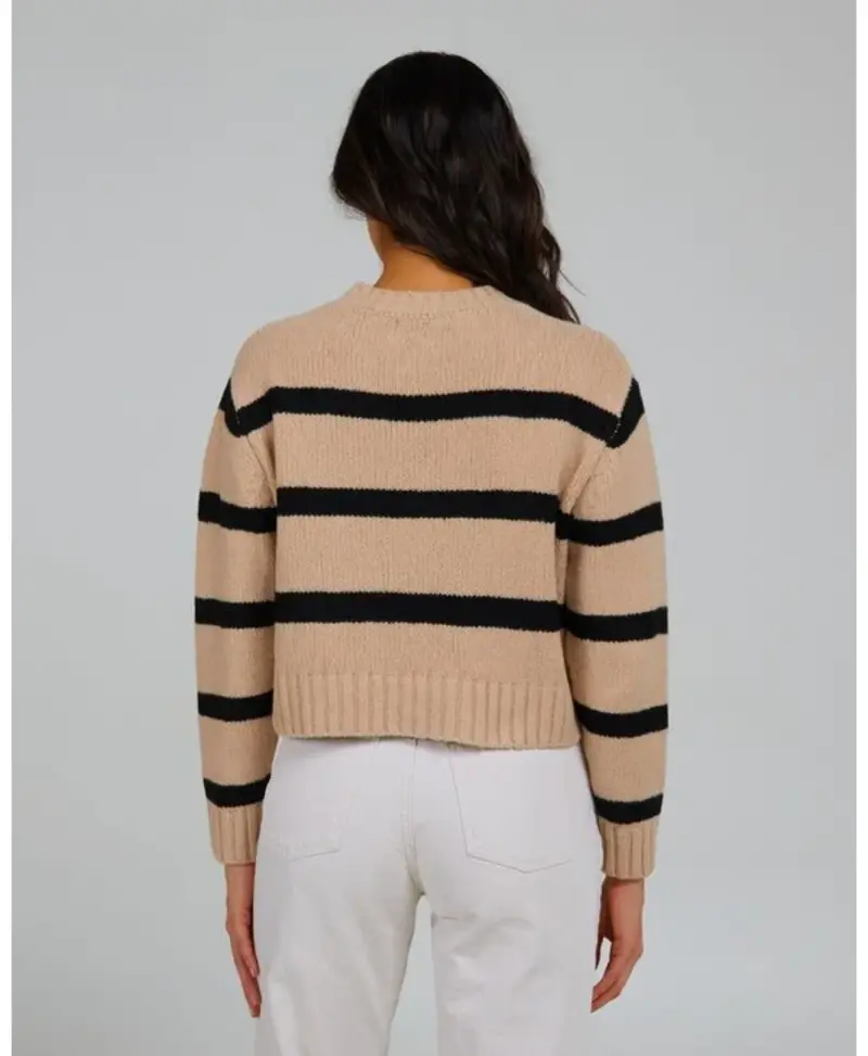 Salty crew FEMMES LIGHTHOUSE CREW OATMEAL/BLACK