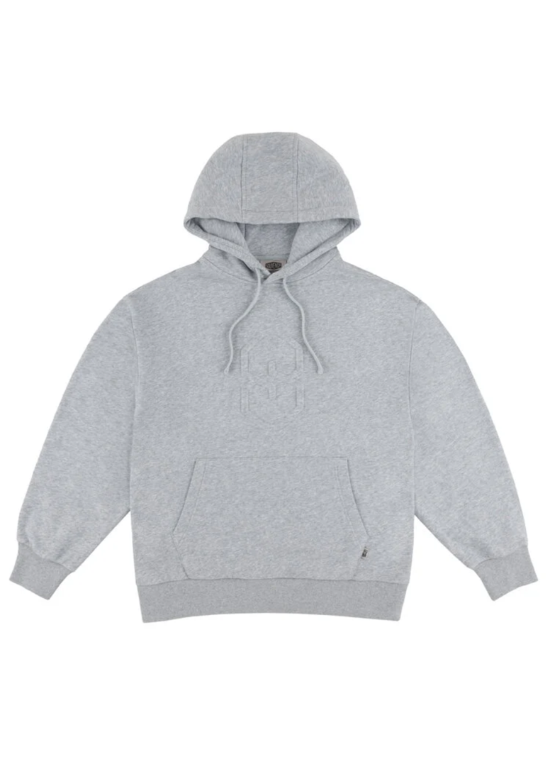 Souvenir MEN'S EMBOSSED ''S'' HOODY HEATHER GREY