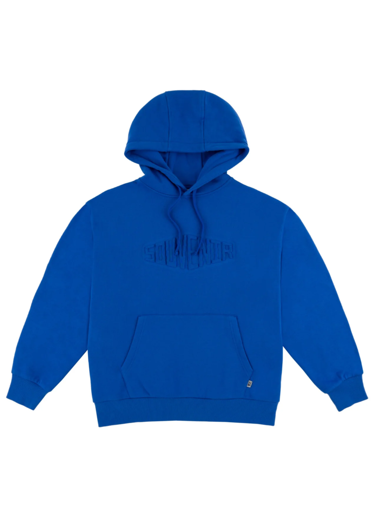 Souvenir EMBOSSED SOUVENIR HOODIE COBALT BLUE