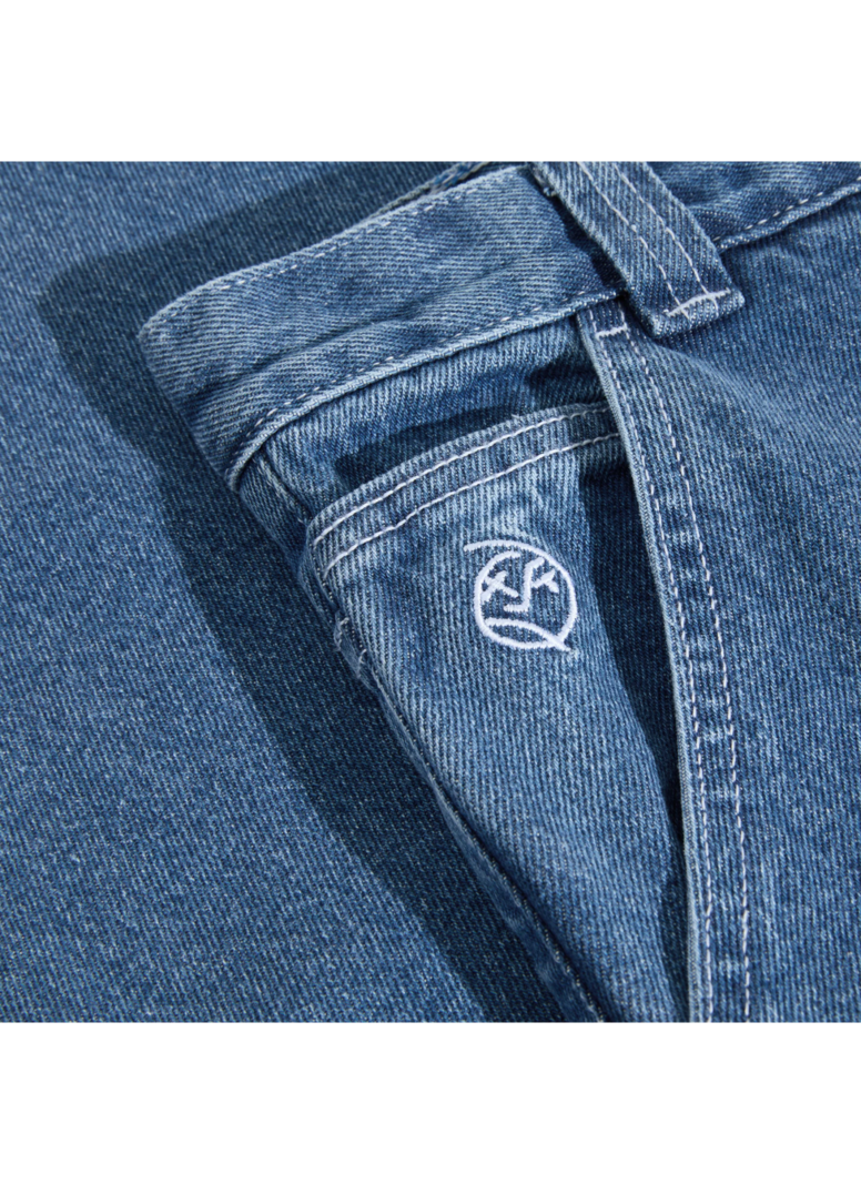 Polar skate co. MEN'S BIG BOY WORK PANTS BLUE WASH