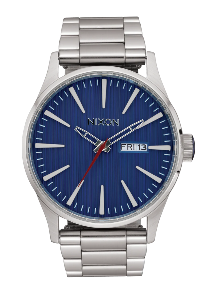 Nixon SENTRY STAINLESS STEEL SILVER/INDIGO